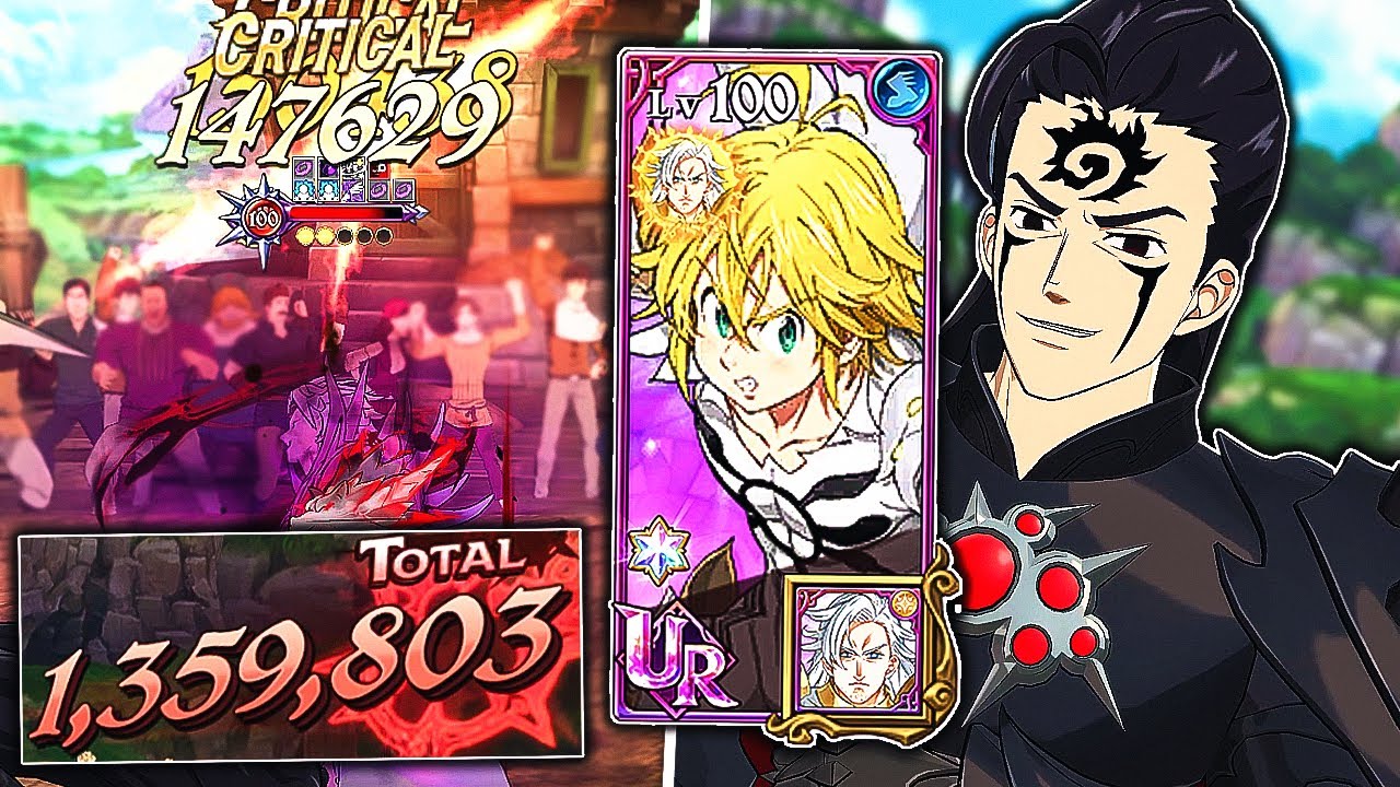 GOD TIER OFFENSIVE DEMON KING MELIODAS & ZELDRIS DUO COMBO!! GIVE ME DEBUFFS!! [7DS: Grand Cross]