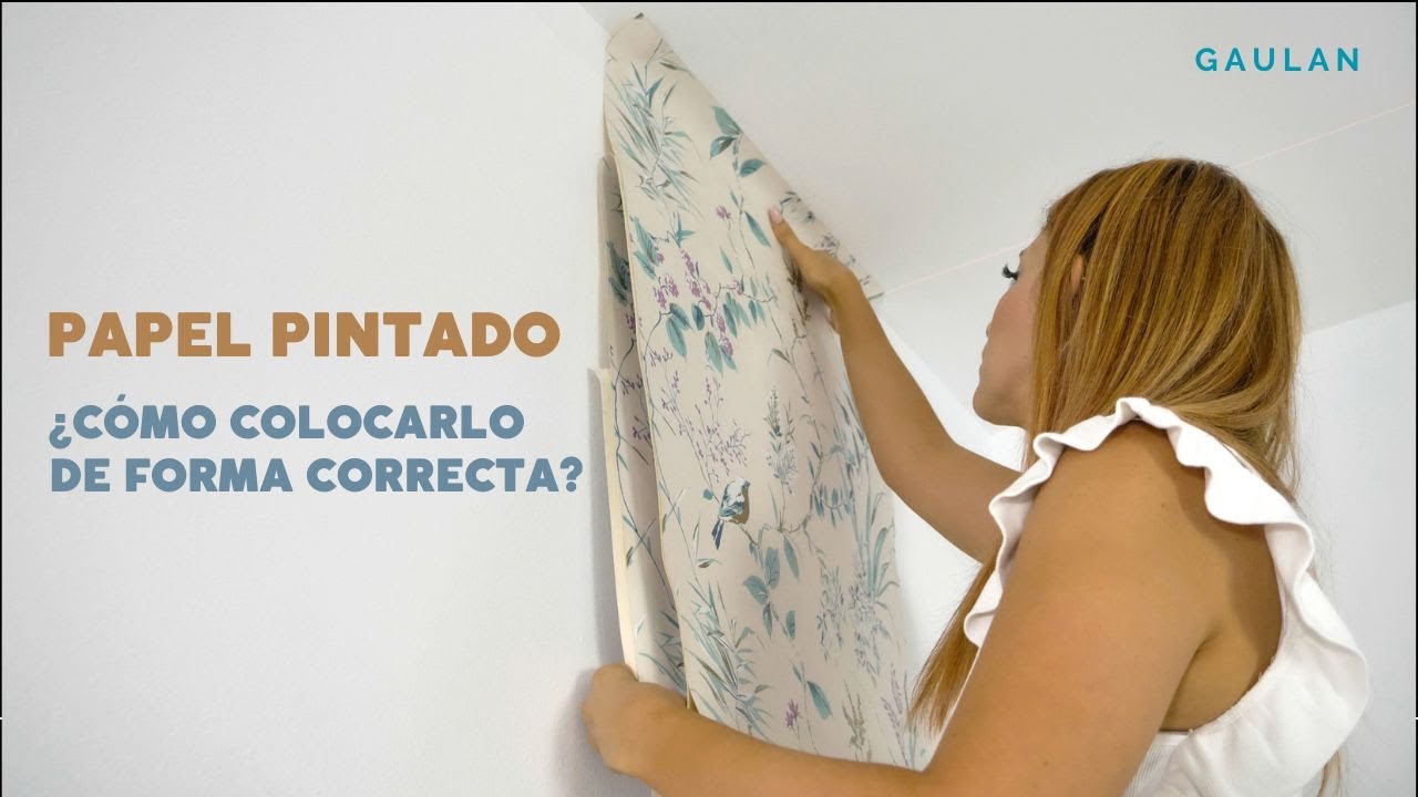 ¿Cómo colocar papel pintado en la pared?