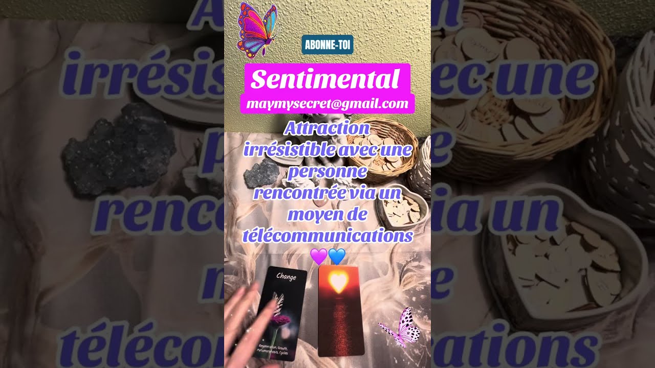 Attraction irrésistible avec une personne rencontrée via un moyen de télécommunication !! 🌟❤️