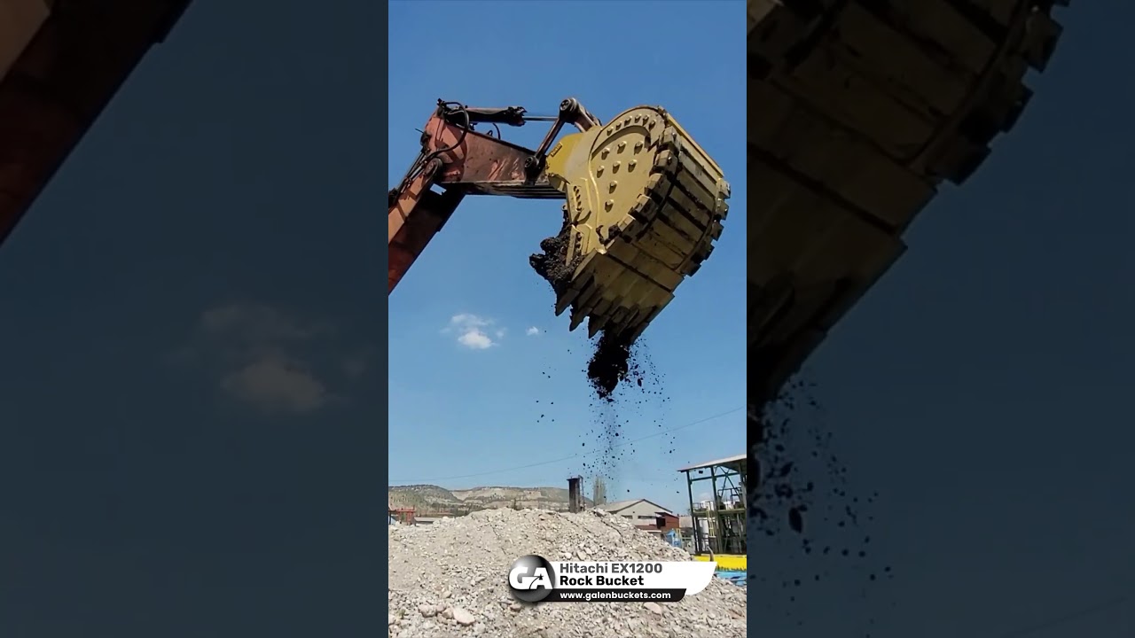 Hitachi EX1200 Rock Bucket | Galen Group