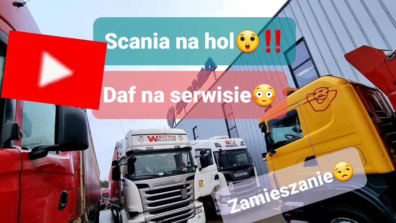 Scania na hol‼️ Daf w Serwisie‼️ Piękny początek roku🤦&zwj;♂️