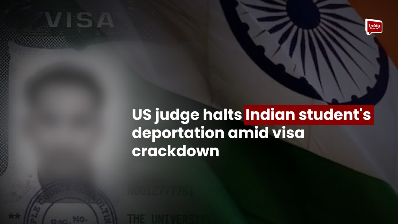 Trump's Immigration Crackdown: US judge halts Indian student's deportation | India Abroad