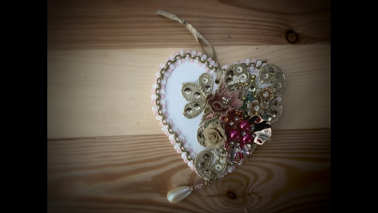 Wooden Heart Ornaments - DIY