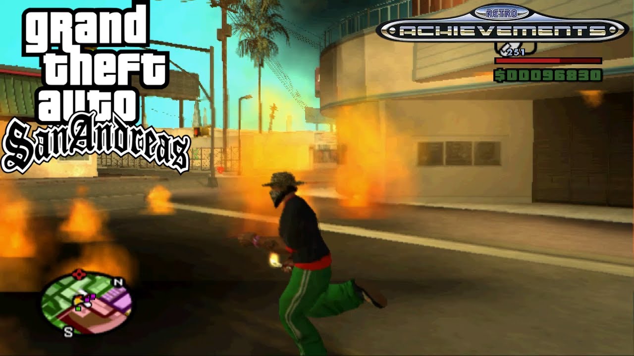 Jogando GTA San Andreas com RetroAchievements. Parte #19