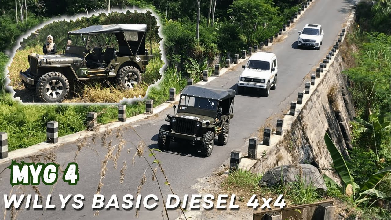 Jeep Willys Ganteng | Basic Diesel 4x4 | Pesanan dari Surabaya