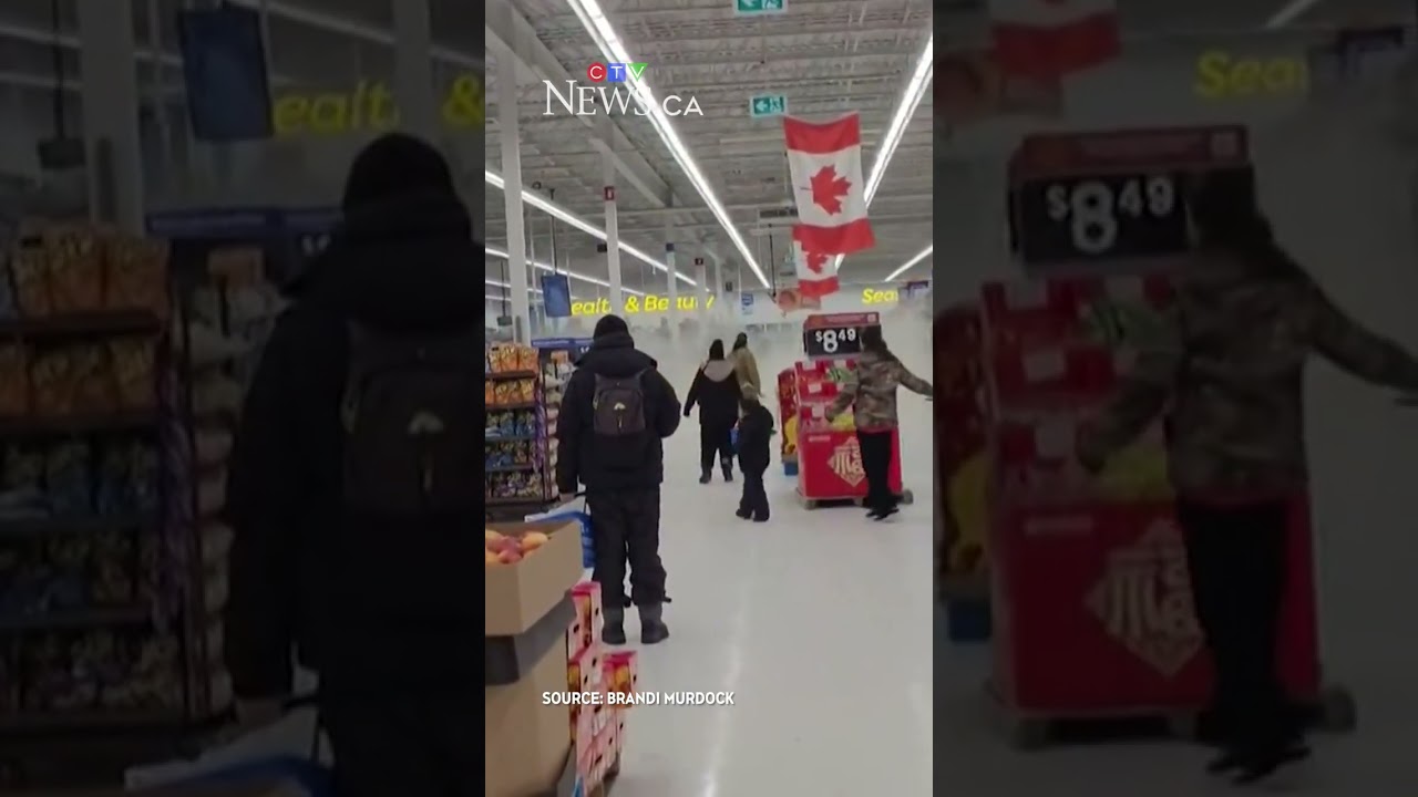 Witness video captures violent altercation at Winnipeg Walmart
