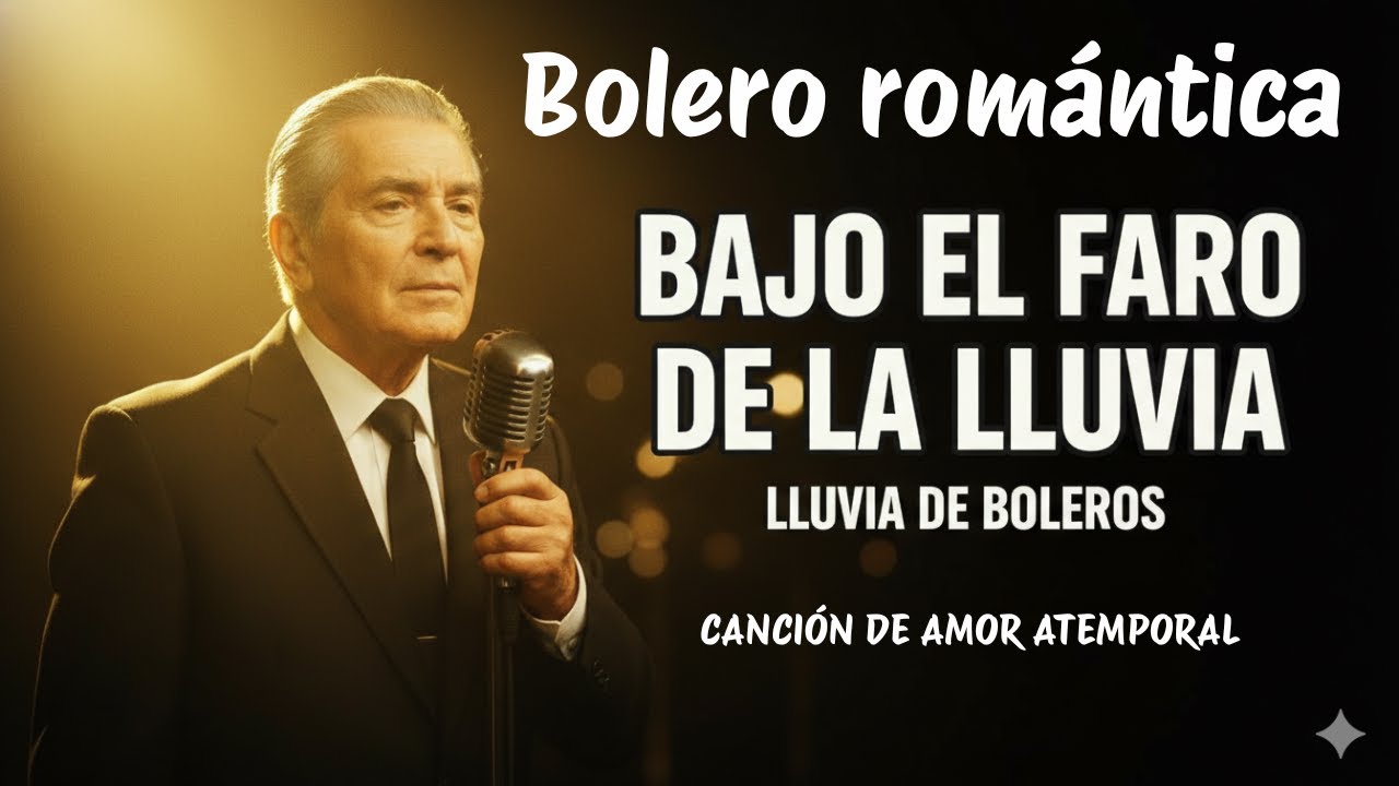 Bajo el Faro de la Lluvia, Bolero Romántico, Canción Nueva, Voz Masculina, Lluvia de Boleros