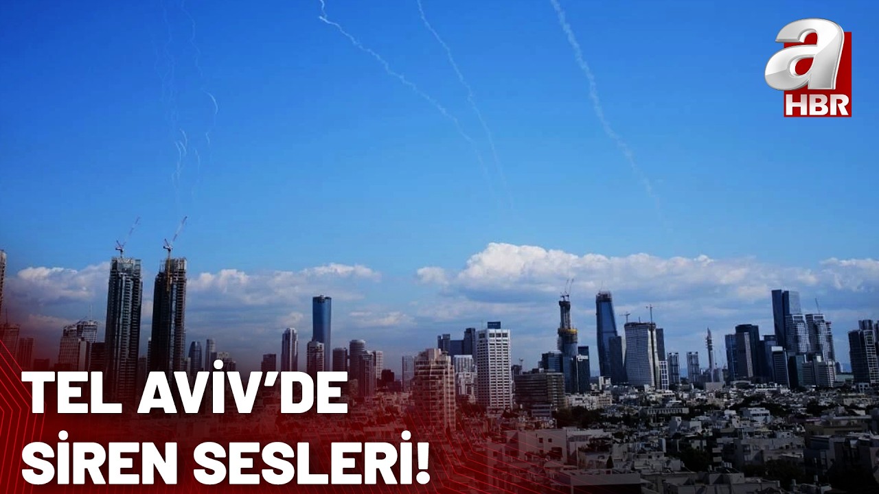 İran f&uuml;zeleri ateşledi, İsrail alarma ge&ccedil;ti! Neler oluyor? | A Haber