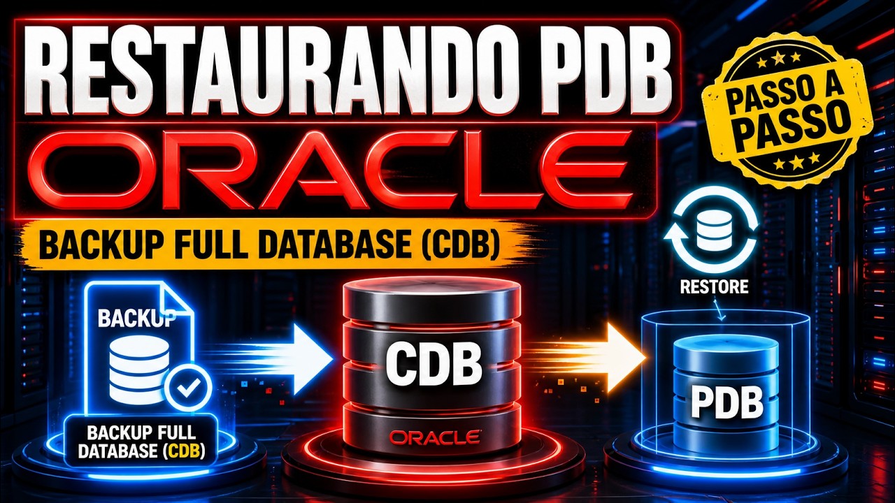 Restaurando um PDB Oracle a partir de backup full Database (CDB).
