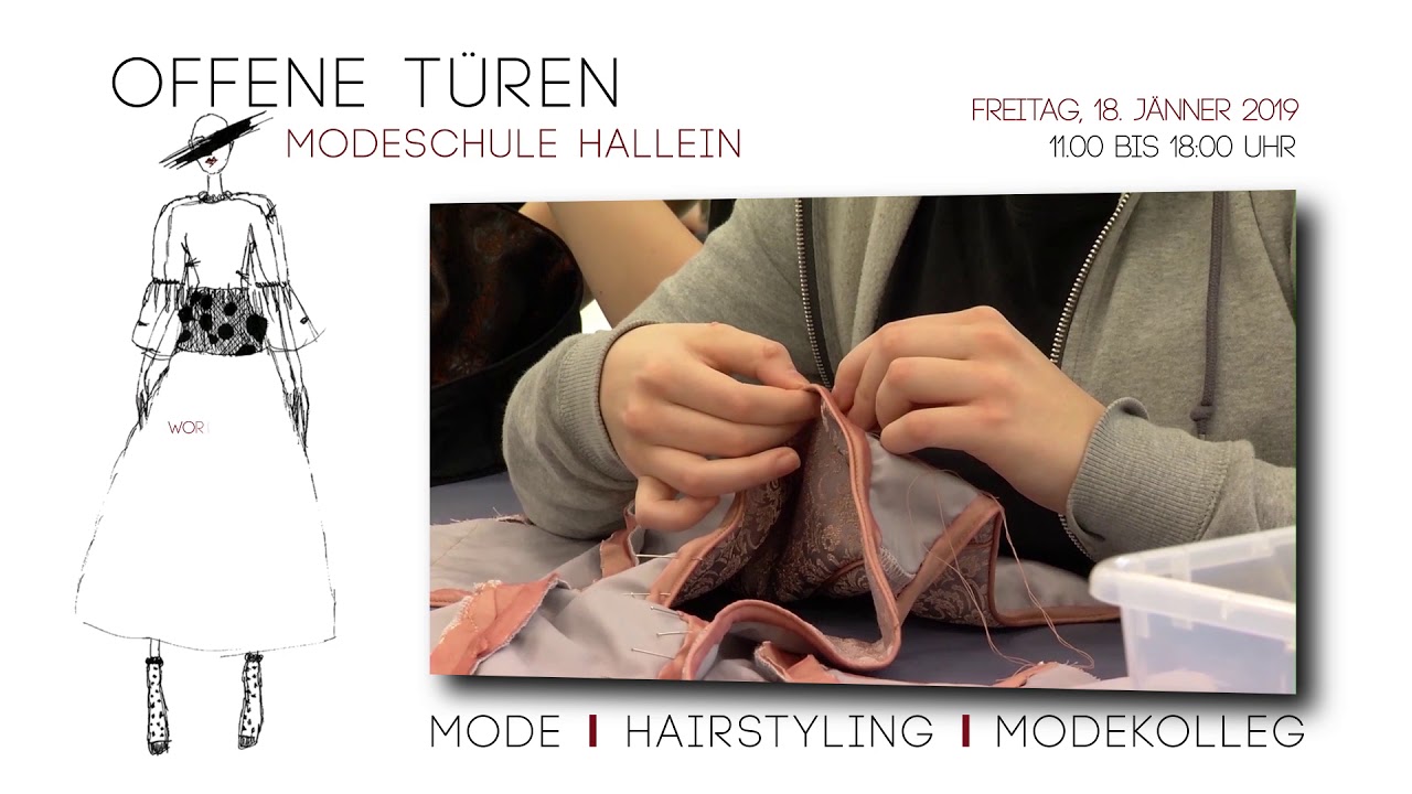 Tag der offenen T&uuml;r der Modeschule Hallein 2019