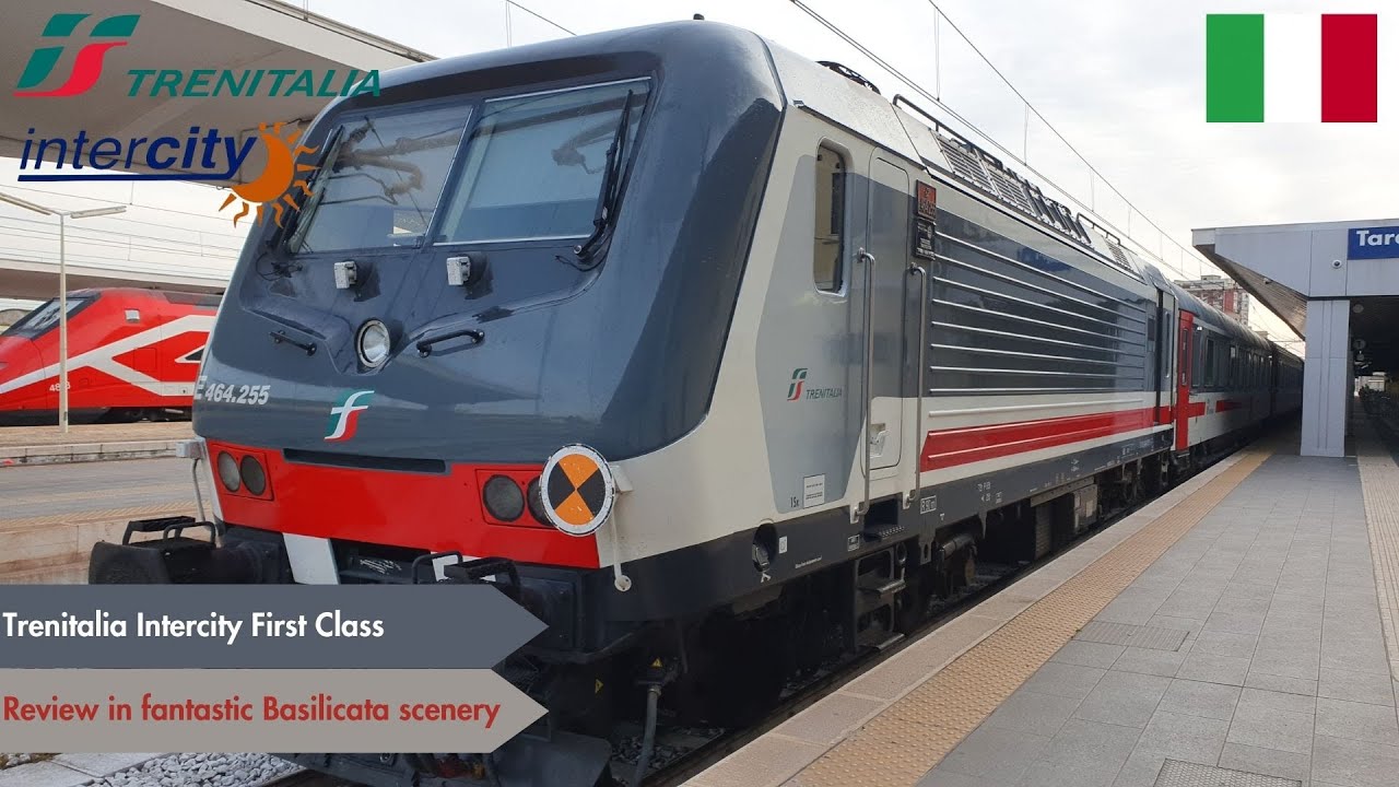Trenitalia INTERCITY's FIRST CLASS from Taranto to Naples with epic landscapes | Train Review