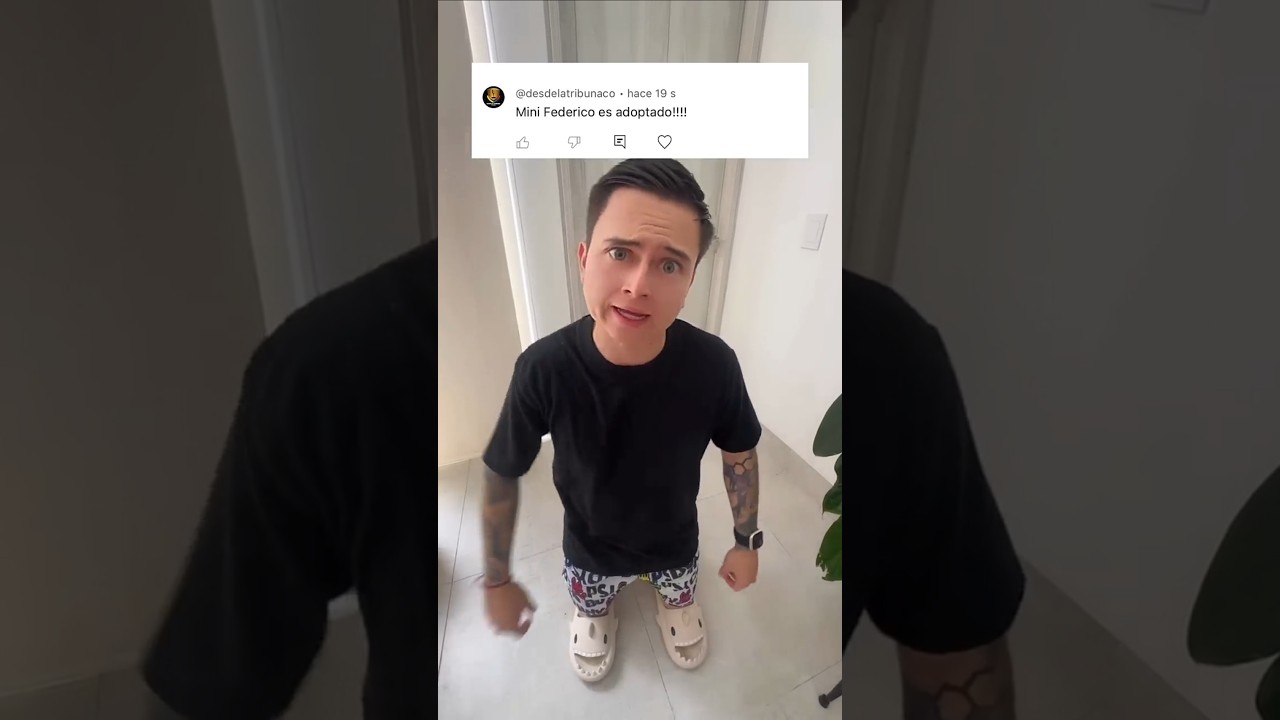 &iquest;Mini Federico es adoptado? 😳