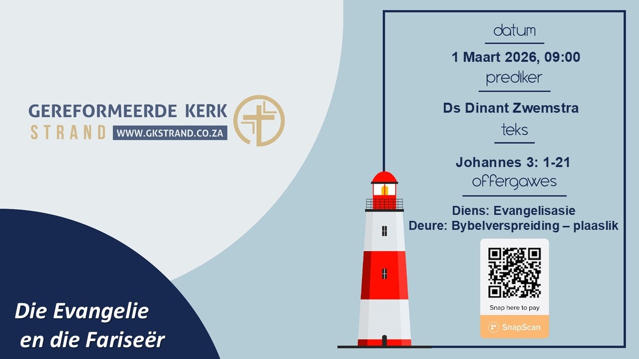 Oggenddiens,  1 Maart 2026