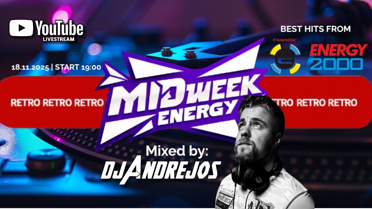 🎧  🔥 MIDWEEK ENERGY | RETRO EDITION  | DJ ANDREJOS LIVE 🎧 | 18.11.2025🚀 #retro #livestream