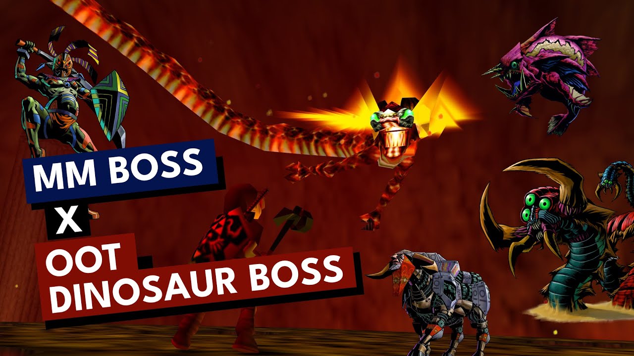 MM Boss battle x OOT Dinosaur boss battle themes remix/mashup