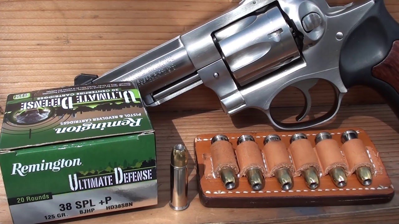 38+P Remington Ultimate Defense Ballistic Gel Test GP100