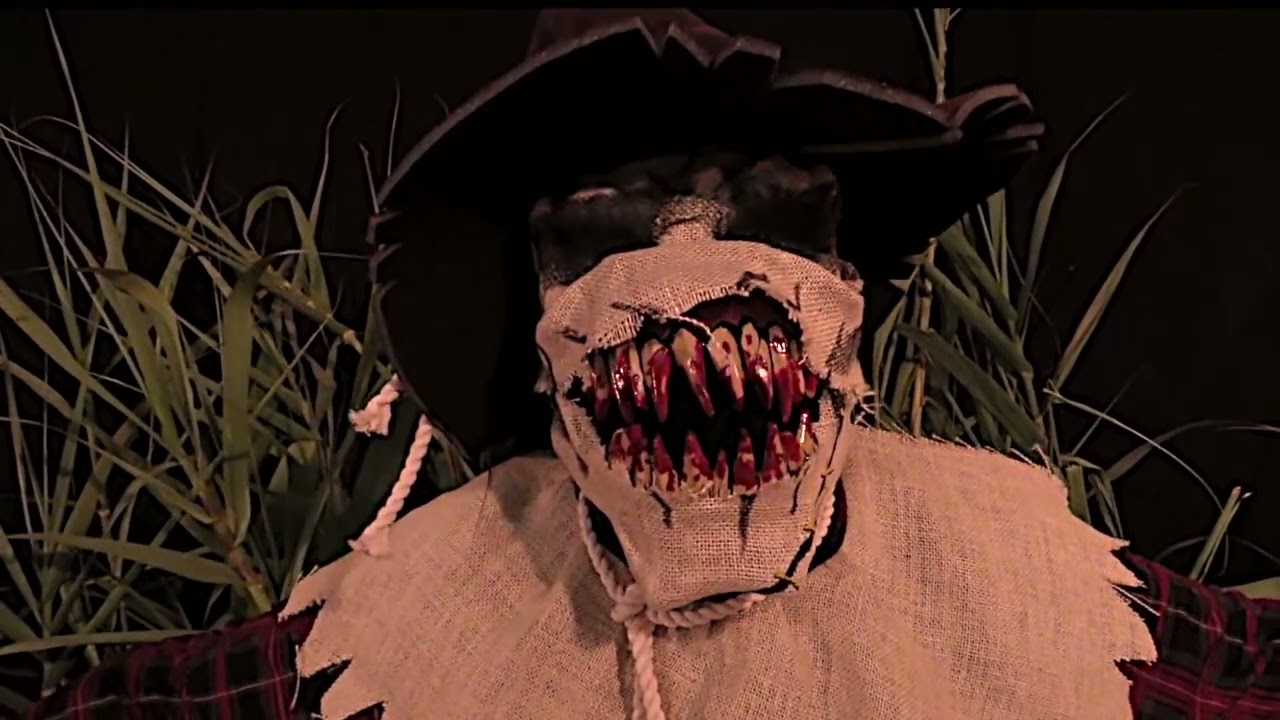 California Costumes - Scarecrow Ani Motion&trade; Halloween Mask