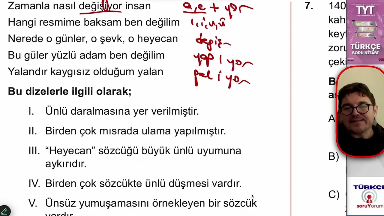 TYT - Ses Bilgisi Soru Çözümü / İsa DARAKÇI  (Metin Yayınları TV)