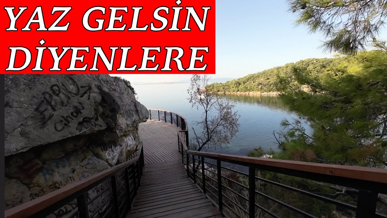 Ayvalık Cunda adasında çadır kampı