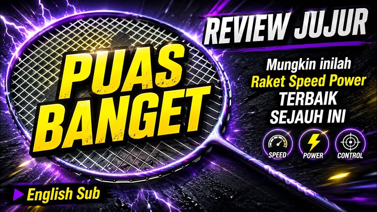 Ini baru raket SPEED POWER yang KOMPLIT 👍🏼 | Review jujur Victor Auraspeed Fantome