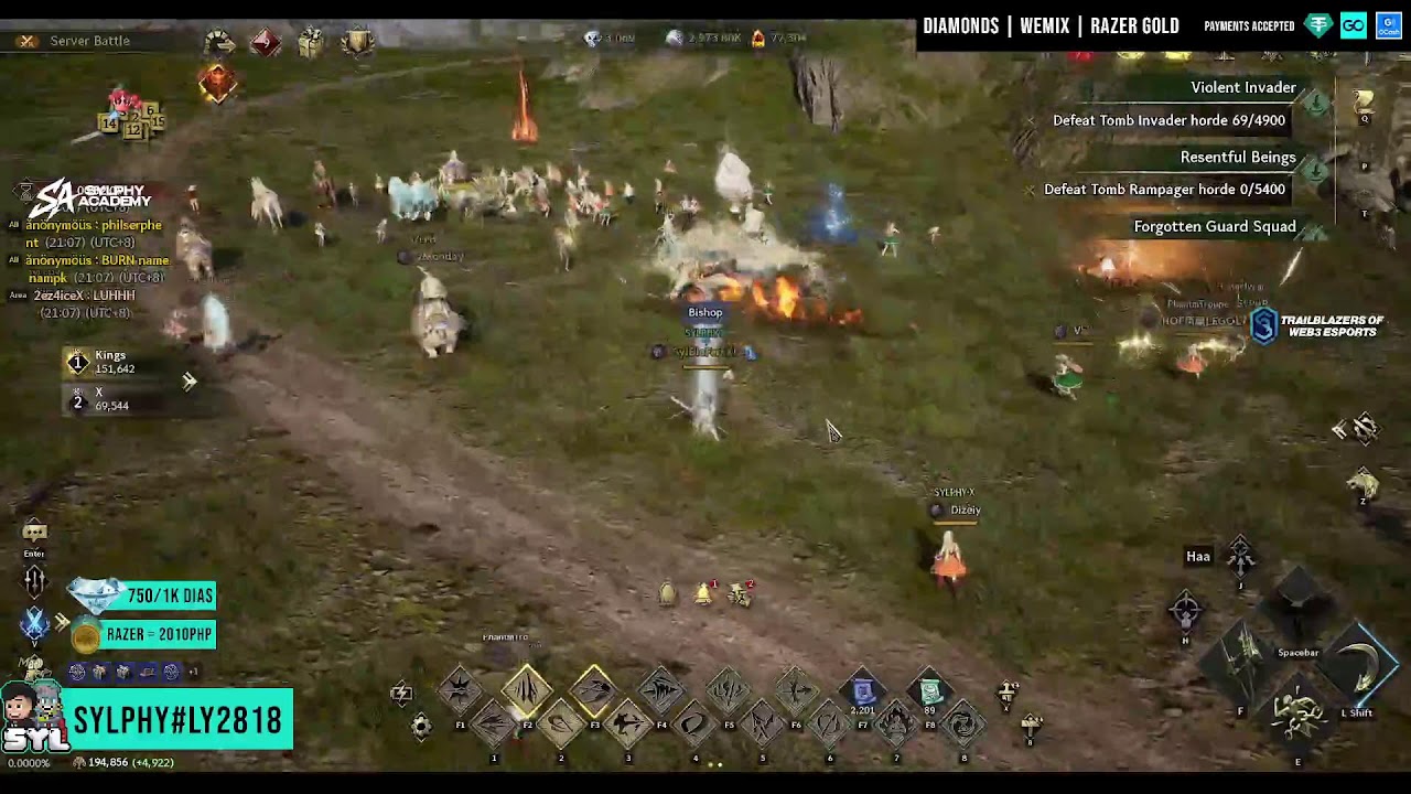 Server War : X vs MANI TW
