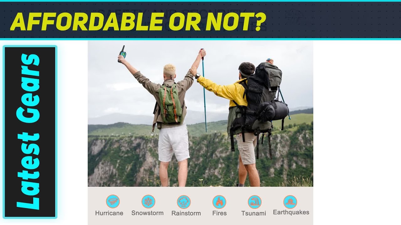 MaxTalker MT10: Essential Rechargeable Walkie Talkies for Every Adventure!