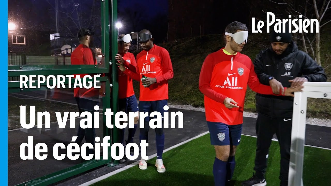 Bondy : des Bleus du cécifoot s’entraînent enfin sur leur terrain « olympique »