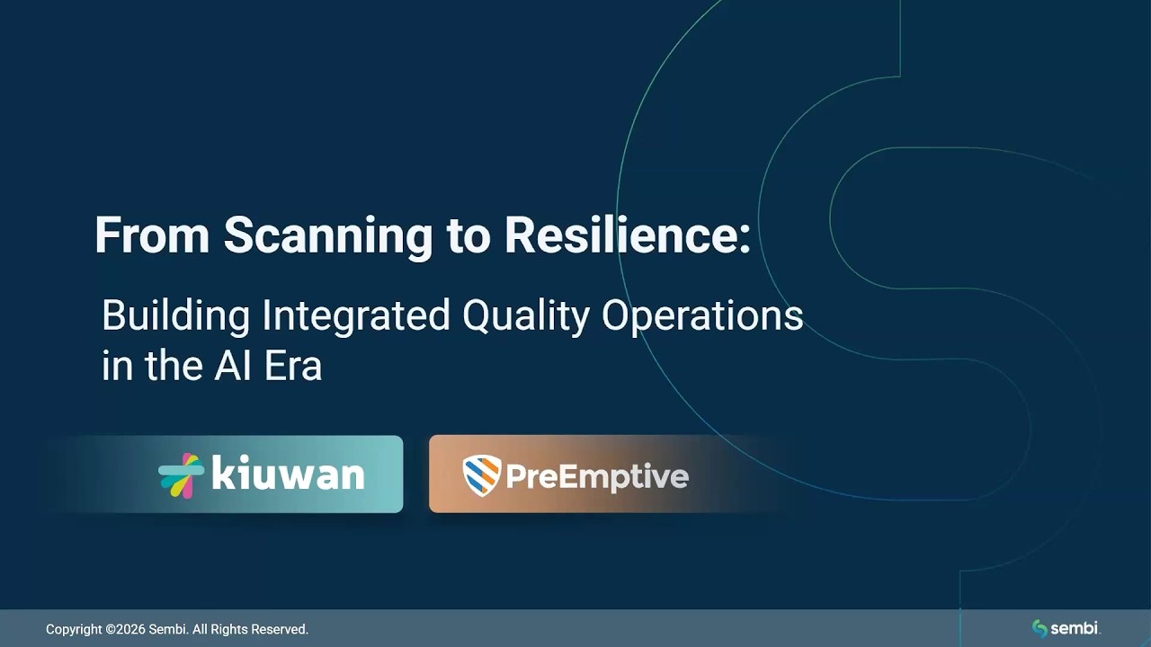 From Scanning to Resilience: Building Integrated Quality Operations in the AI Era