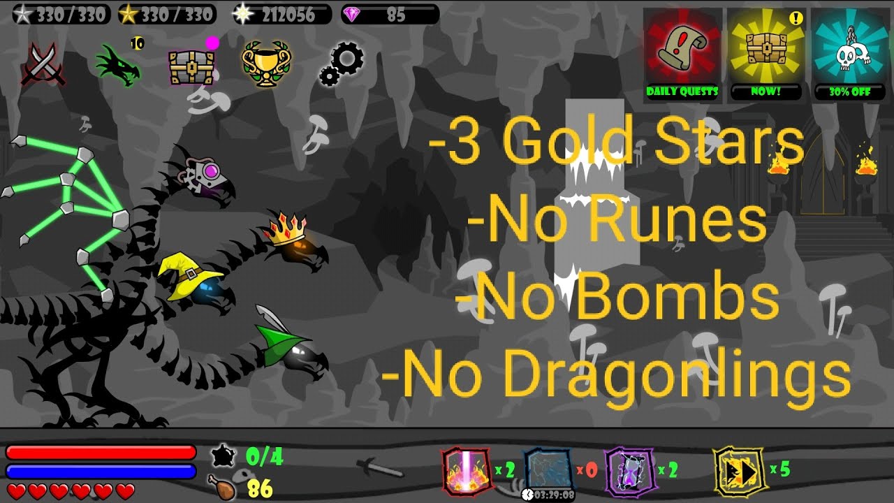 Mad Dragon Defense-Caverns(Level 20-HARD)