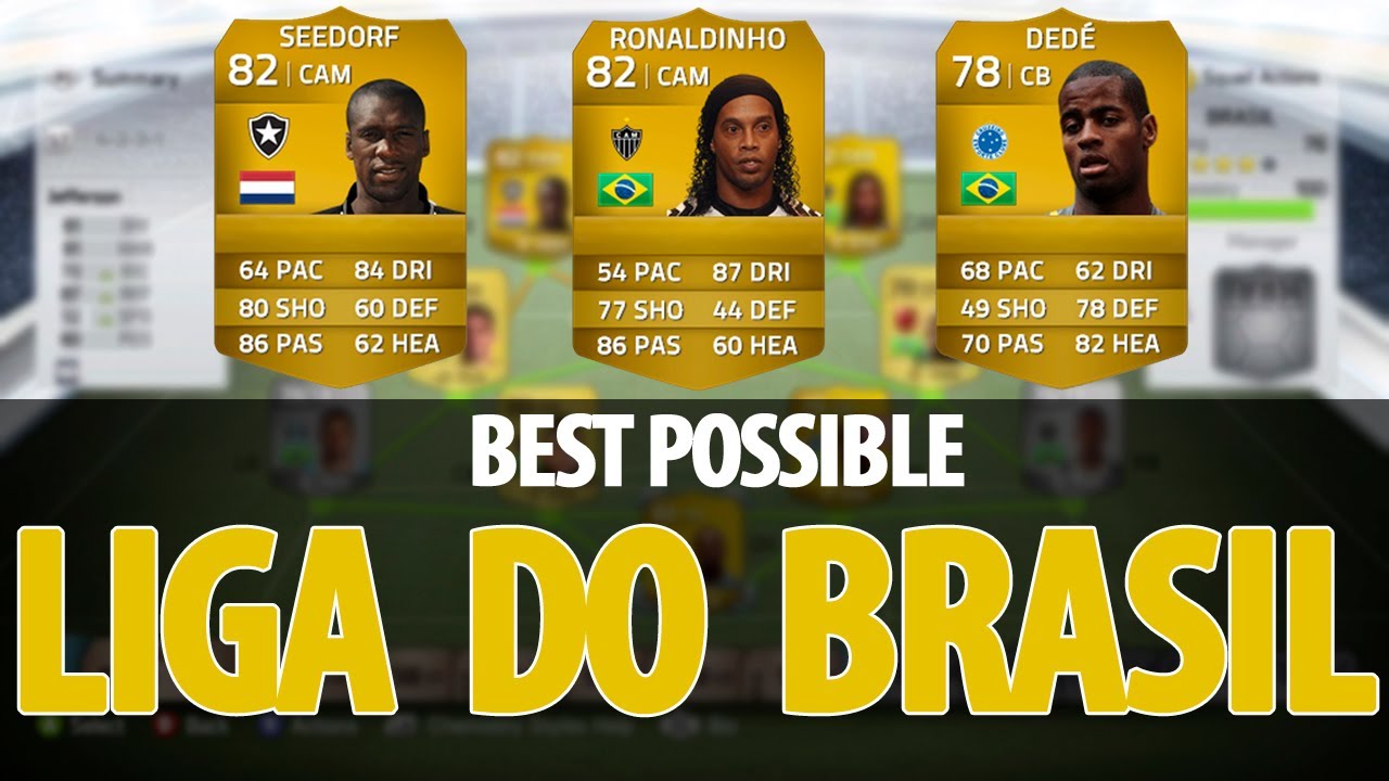 FIFA 14 - BEST POSSIBLE LIGA DO BRASIL TEAM Worth 15,000 Coins!