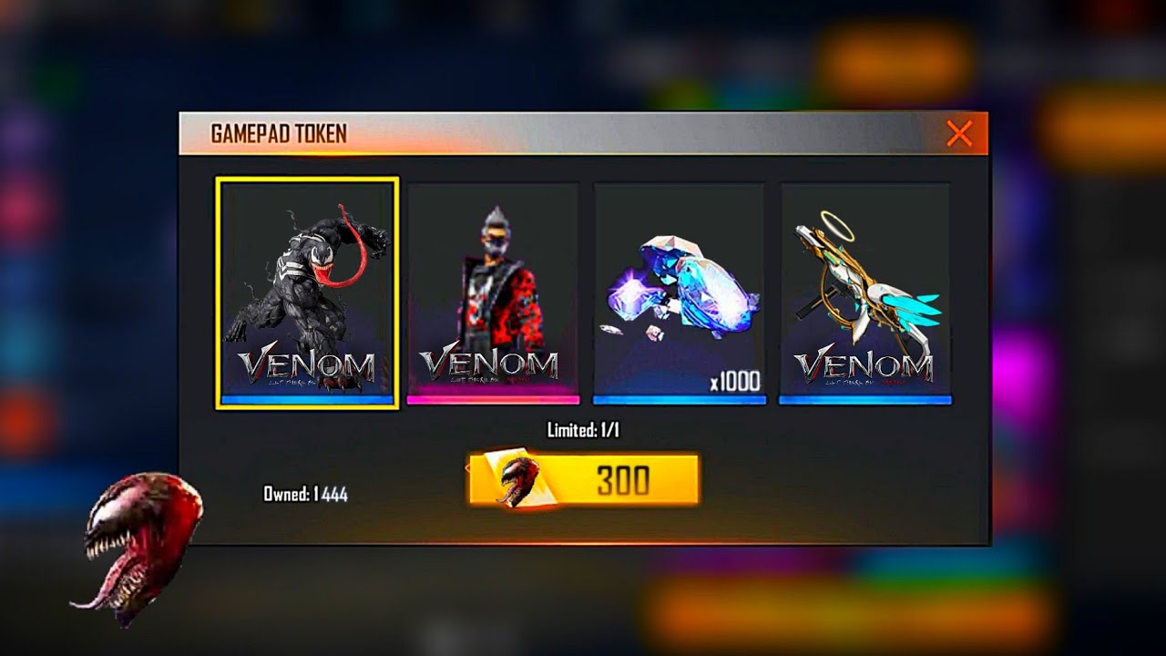 EXCHANGE TOKENS 😱 GET FREE VENOM BUNDLES 🎁 FREE REWARDS 🔥 FREE FIRE