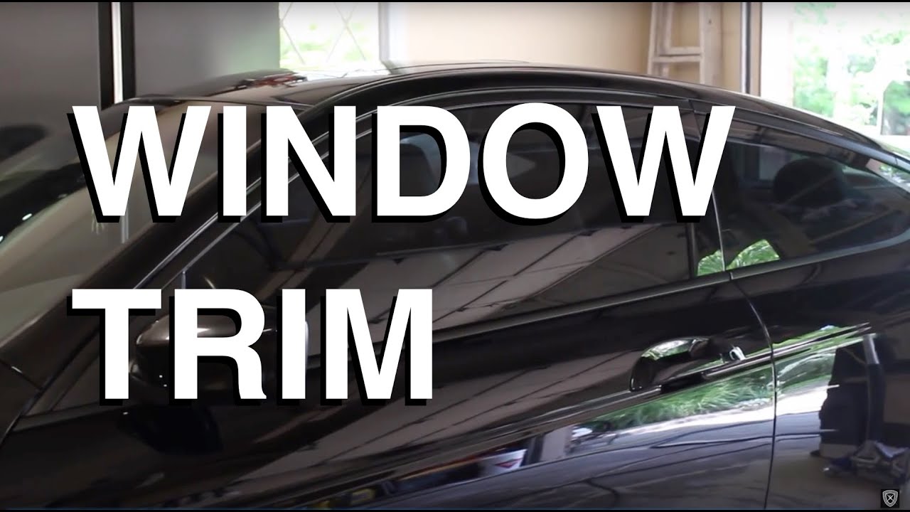 Blacking Out Window Trim using PlastiDip