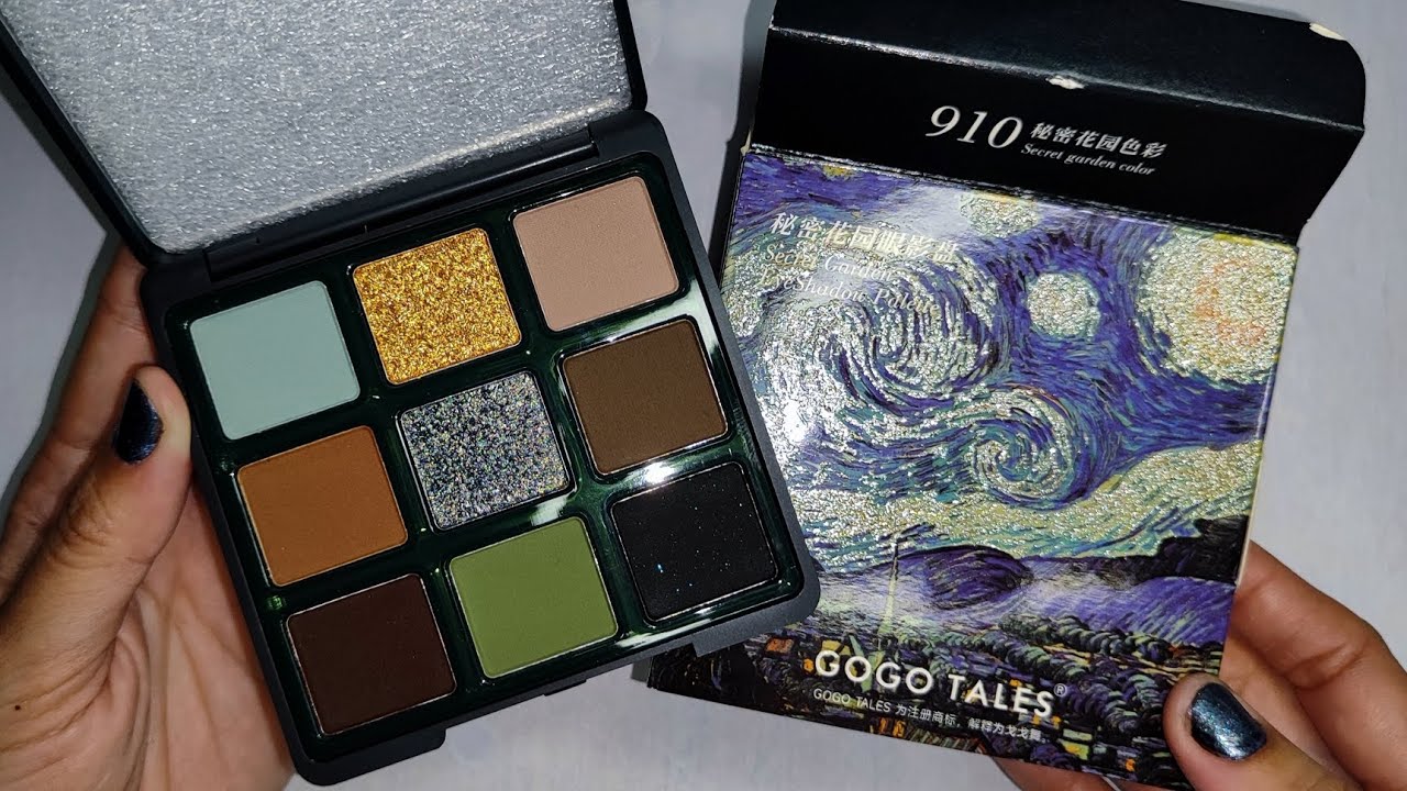 Gogo Tales Secret Garden Series | Van Gogh's Starry Sky Palette | Swatches