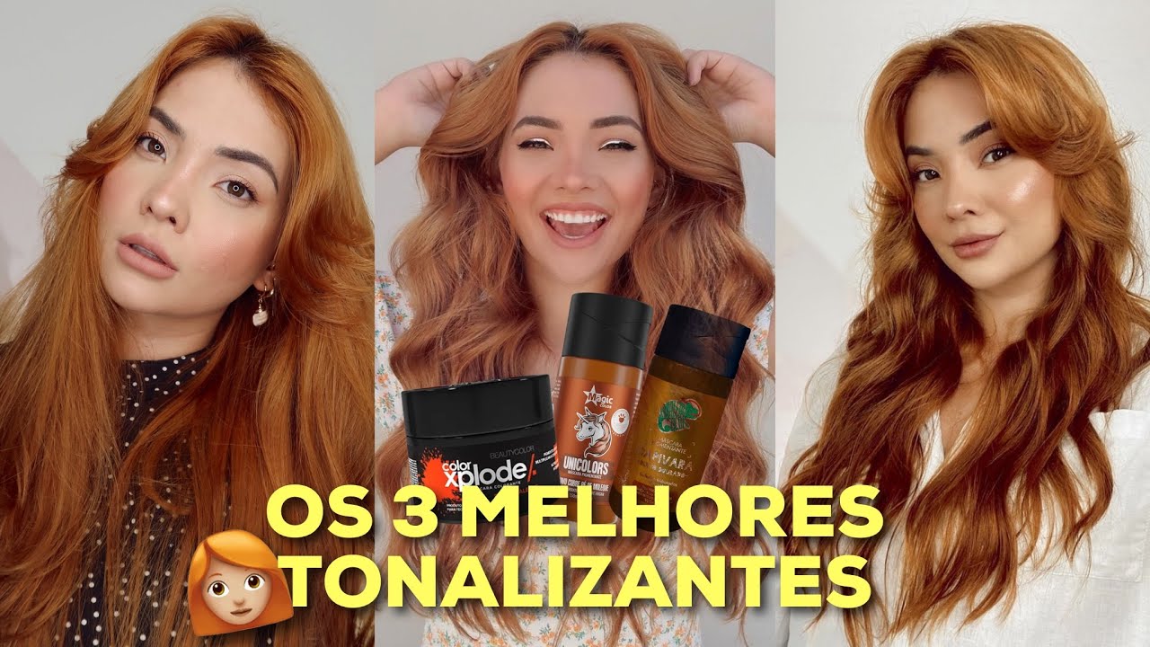 OS MELHORES TONALIZANTES PARA RUIVAS - Ruivo ACOBREADO, ruivo DOURADO e ruivo NUDE
