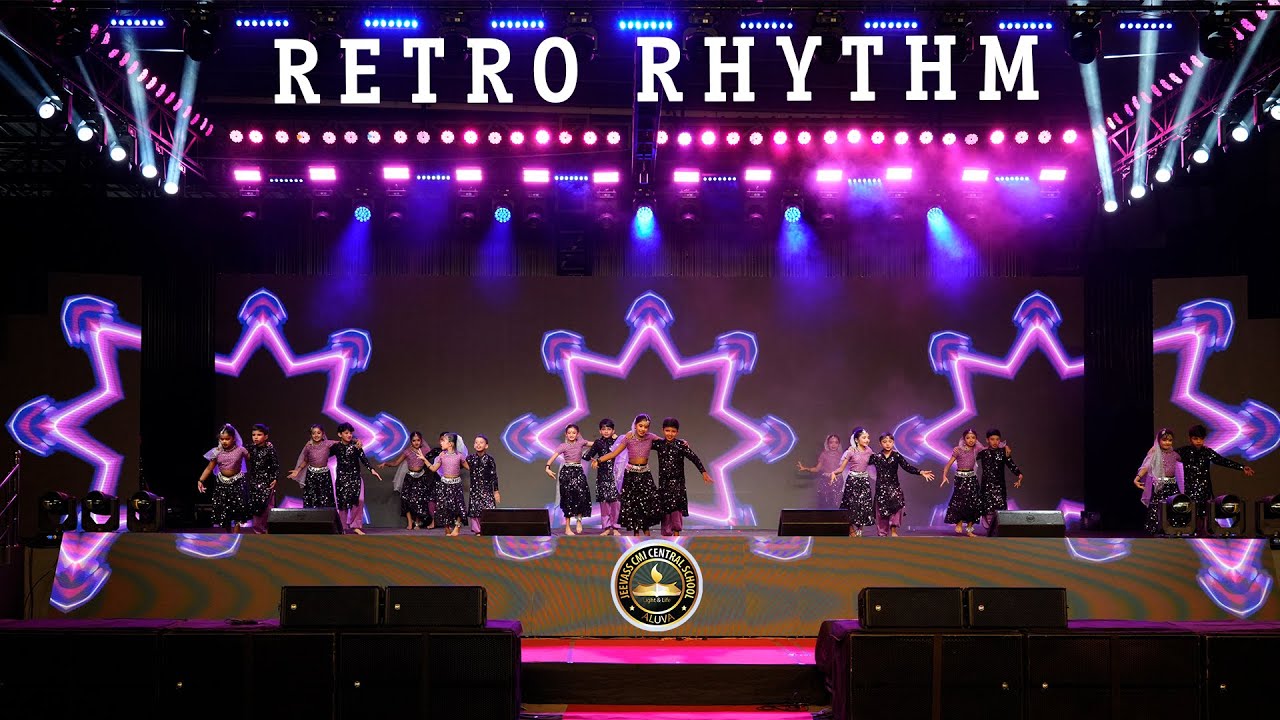RETRO RHYTHM | DANCE | 90'S MALAYALAM MELODY | CHRYSALIS 2024 #jeevasscmicentralschool