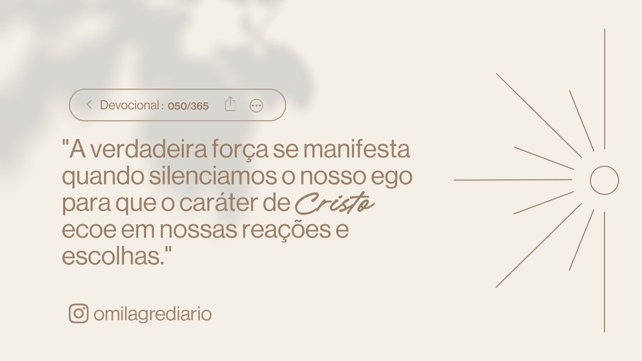 DEVOCIONAL/ORA&Ccedil;&Atilde;O DO DIA - (19 | FEVEREIRO) - FABIOLA MELO - MILAGRE DI&Aacute;RIO 050/365