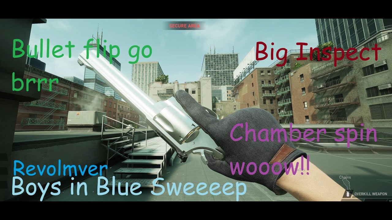 Boys In Blue Weapon Inspection and Reload Animations