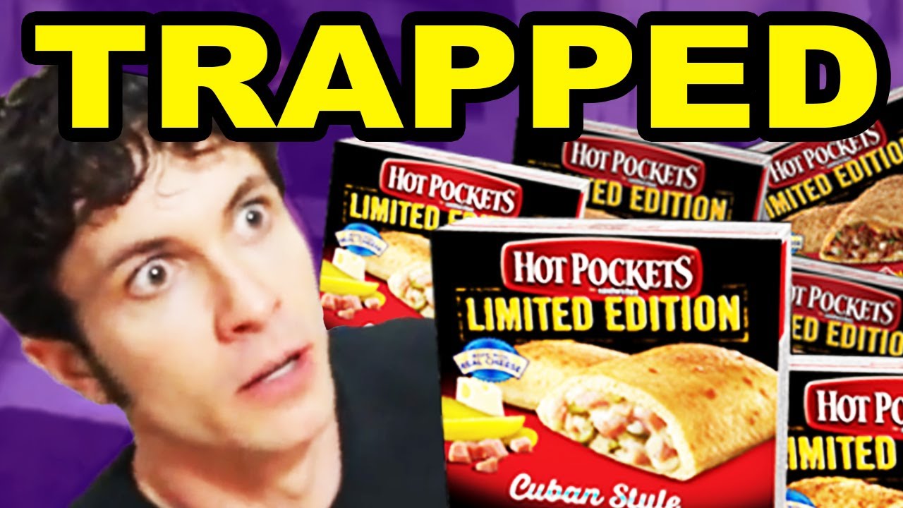 TRAPPED in a COMMERCIAL: Hot Pockets