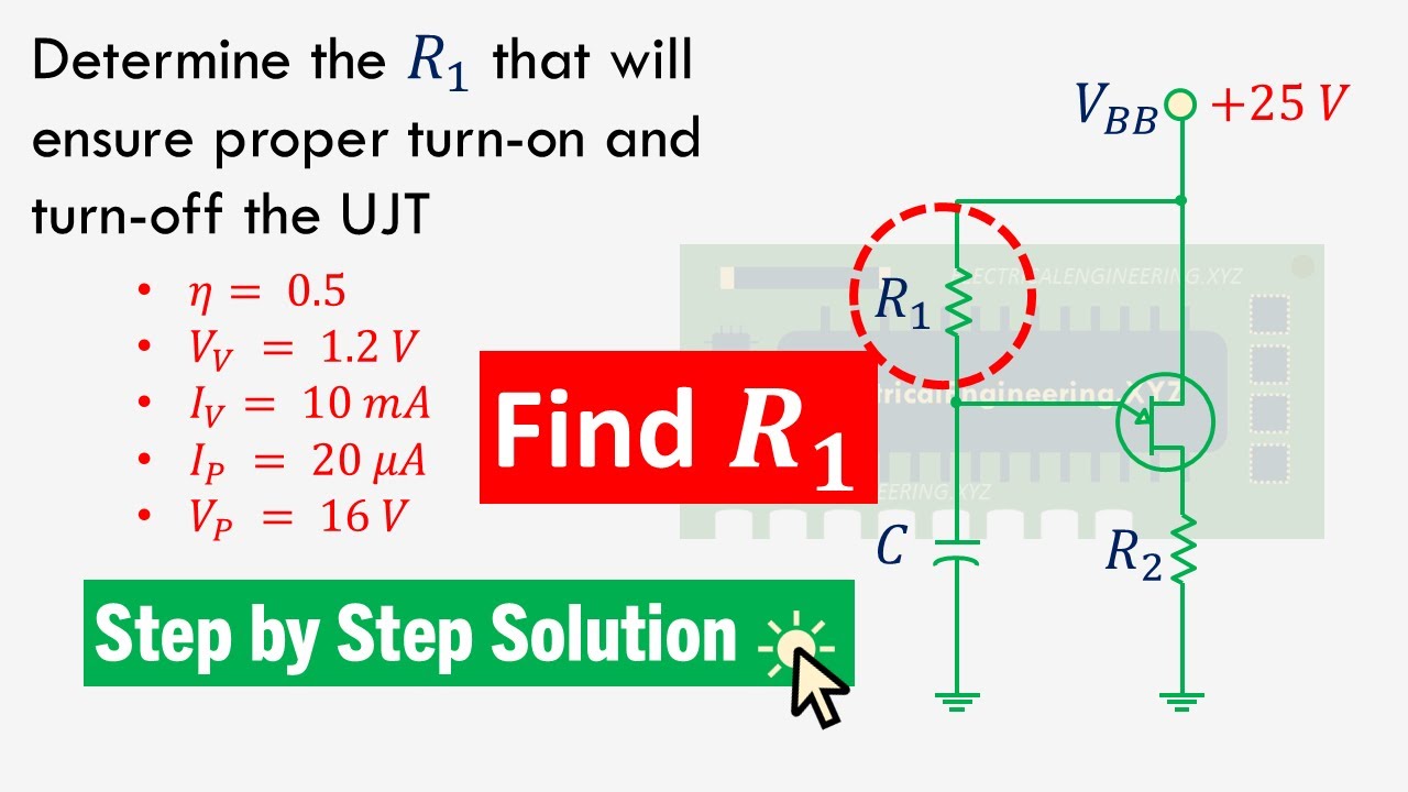 Resistor Calculation for Proper Turn on and Turn off For UJT