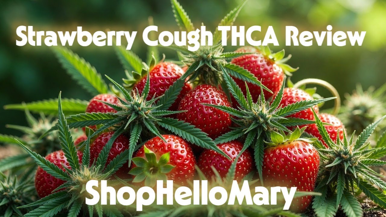 Strawberry Cough THCA Review - ShopHelloMary - Chief Freedom's Hemp Reviews