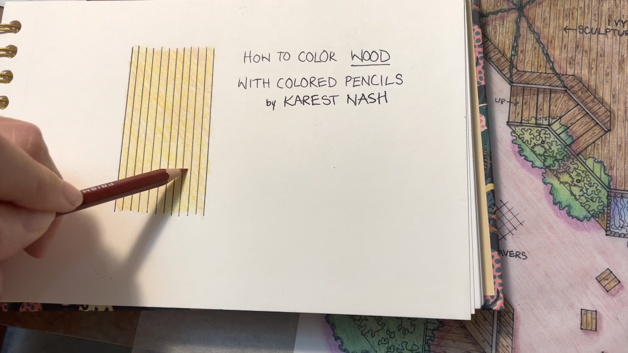 Wood Rendering with Colored Pencils