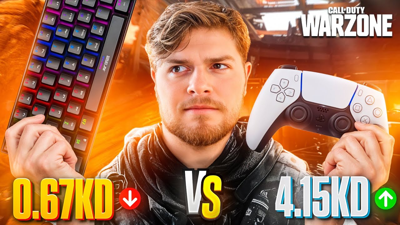 КОНТРОЛЛЕР против МЫШИ И КЛАВИАТУРЫ В COD/WARZONE