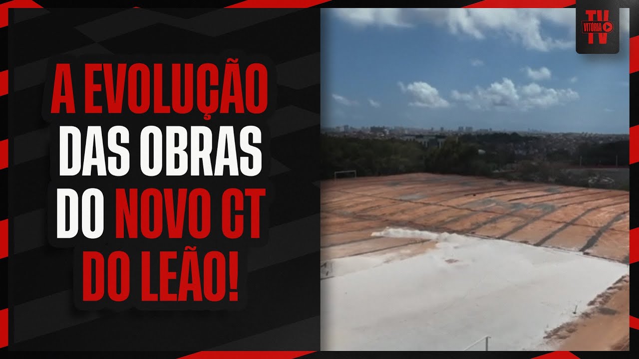 ACOMPANHE A EVOLUÇÃO DAS OBRAS DO NOVO CT DO LEÃO! 