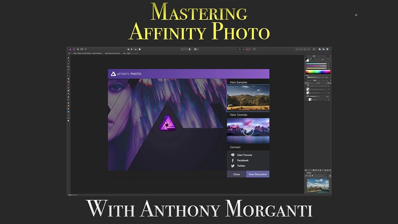 Mastering Affinity Photo - 1: Quick Start