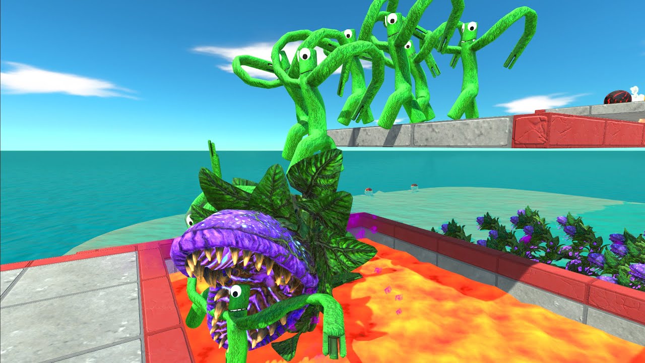 Lava and Monster Plant Traps Challenge - ARBS