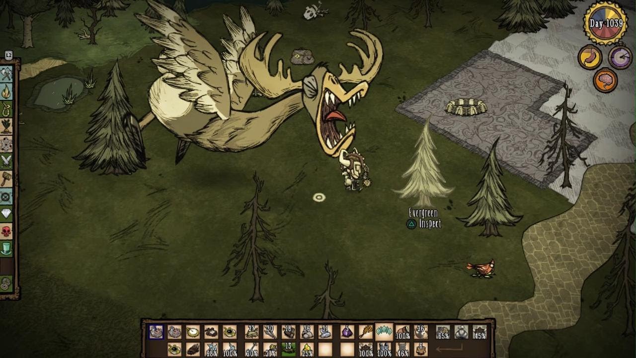 Don't Starve Together: Console Edition (Wanda vs. Moose/Goose - Solo PS4)