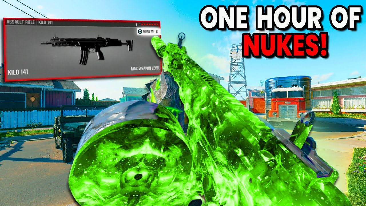 1 HOUR of NUKES w/ ZERO RECOIL KILO 141 in BO6! 😍