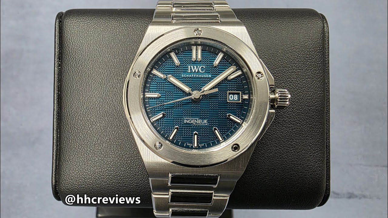 IWC Ingenieur 40 Aqua Dial