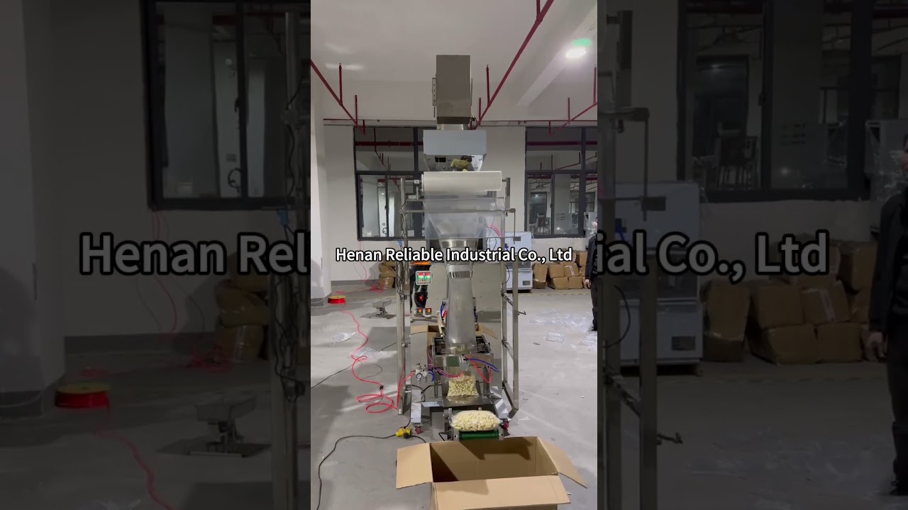 1000+ Garlic Packs Per Hour! 🚀 Watch This Ultra-Fast Packing Machine ⚡ Automatic Garlic Packing Line