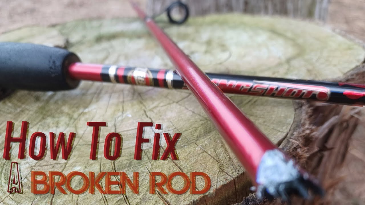 How to fix a BROKEN Fishing Rod.
